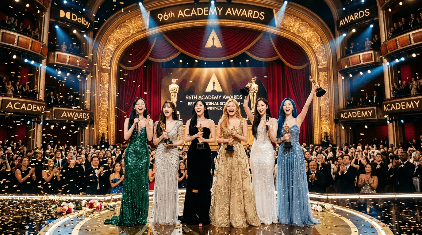 골든디스크와 아카데미상을 동시 석권한 케이팝의 역사적 순간, 케데헌의 쾌거