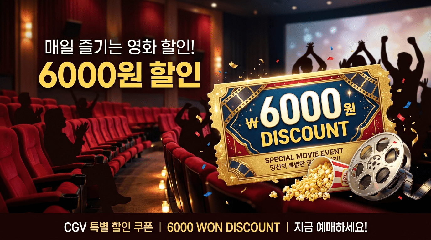 4천원으로 영화관람 특별할인 혜택 요일별 추가경정예산 프로모션 결합