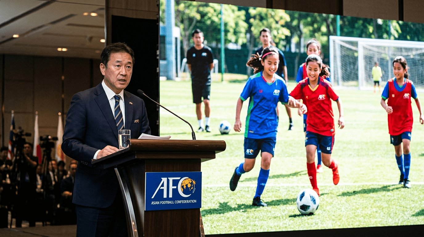 ? 아시아축구연맹 수장의 발언이 논란 북측 여자축구 청소년 팀 치켜세우며 "세계가 본받을 만한 사례"라 극찬했지만 정작 성인 국가대표는 급격히 하락