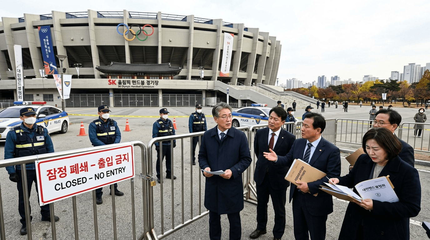 “생존권 위협받는다”… 대한체육회, ‘잠실 시위’에 공권력 투입 촉구