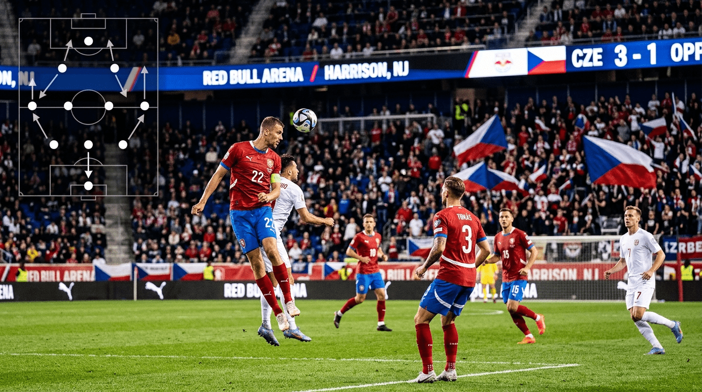 높이로 때리고, 뒷공간은 내줬다…체코 축구의 두 얼굴