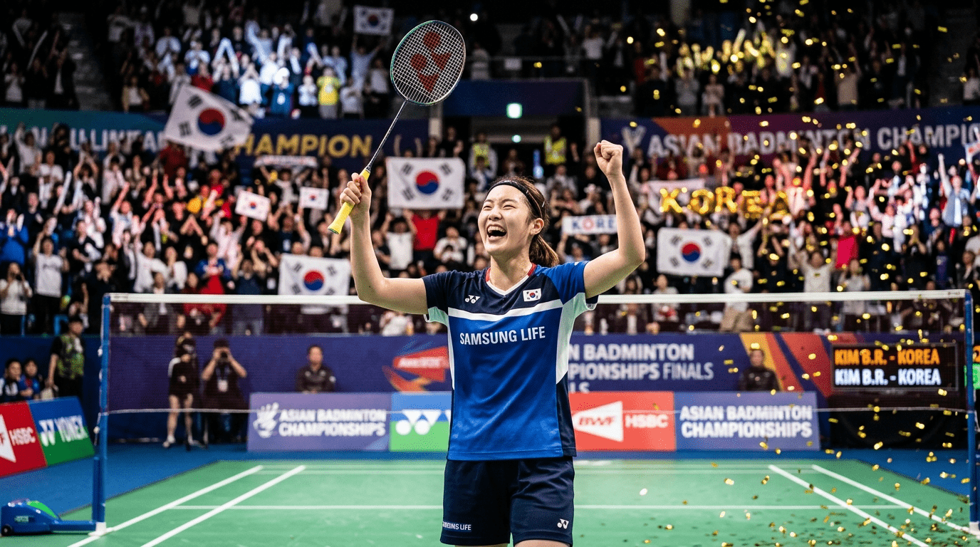 왕즈이 제압한 안세영, 아시아선수권 정상 등극으로 그랜드슬램 업적 완성