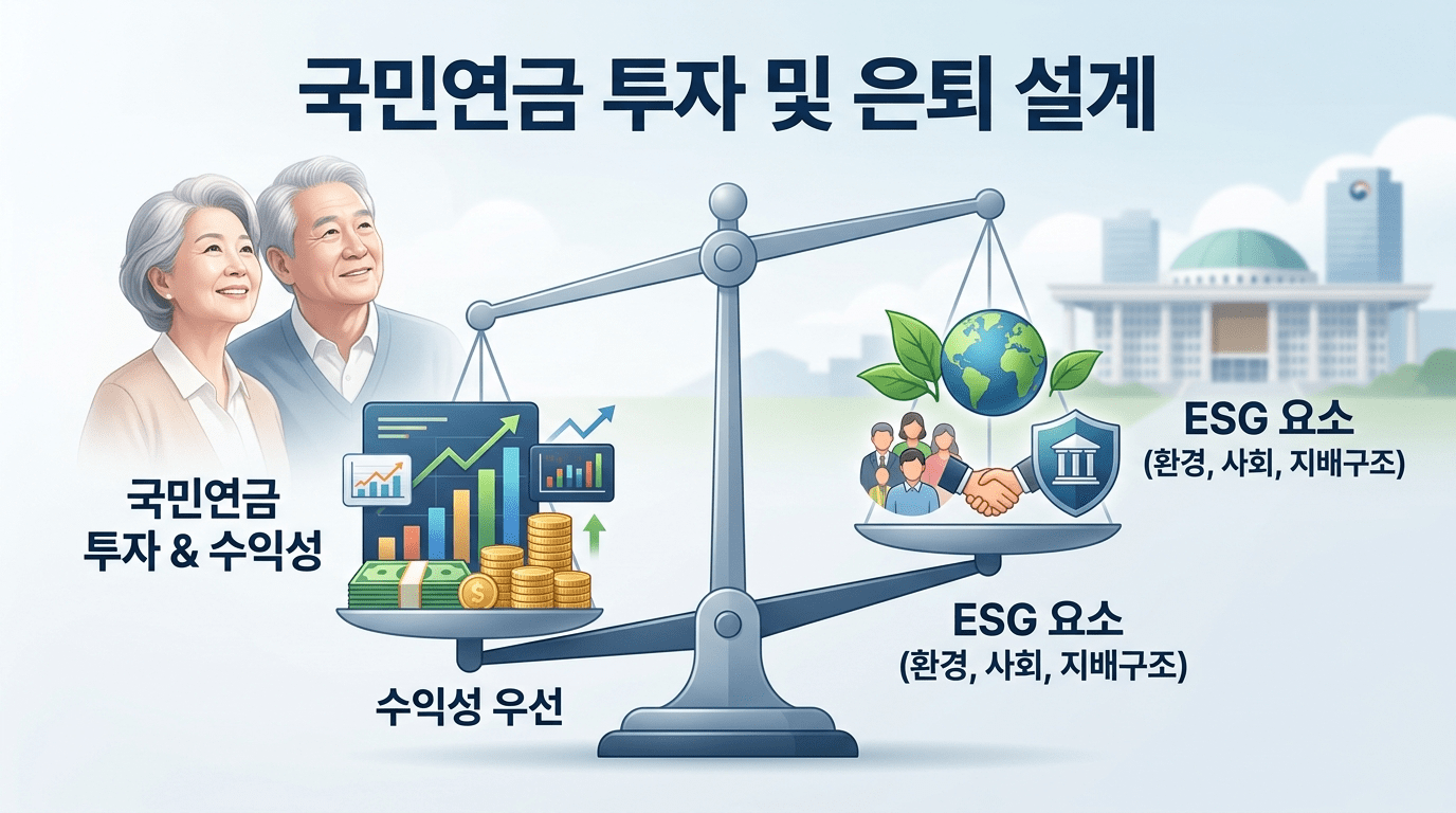 은퇴 후 재산 수익률을 최우선으로 ? 환경·사회·지배구조 투자 의무 도입안 결국 폐기