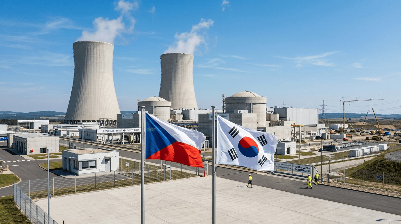한국·체코 손잡았다… 27조원 규모 원전 2기 건설 본격화